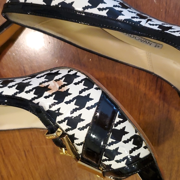 *SALE* Luciano Padovan houndstooth heels - Picture 9 of 10